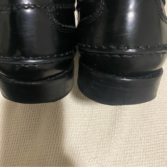 Vero Cuoio Black Tassel Loafers size 38  leather - Picture 6 of 16